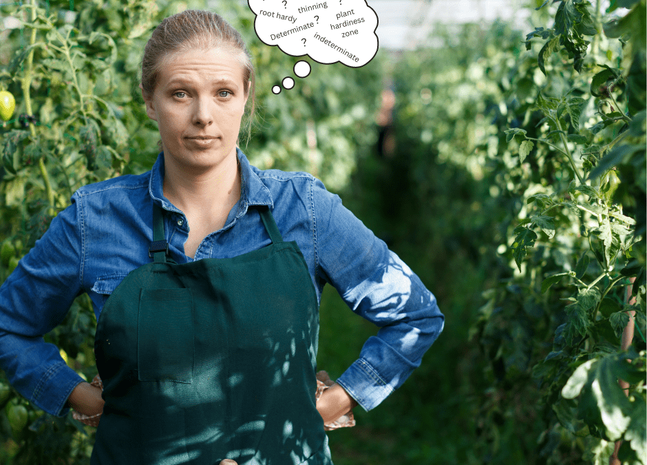 gardener confused about garden terms