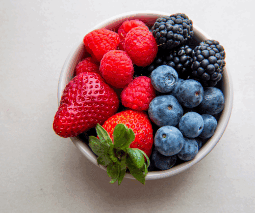 Berries in a bowl.
