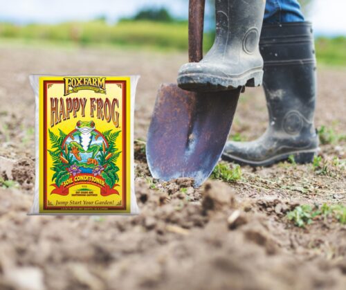 Planting products like Happy Frog Soil Conditioner can make soil healthier for plants.
